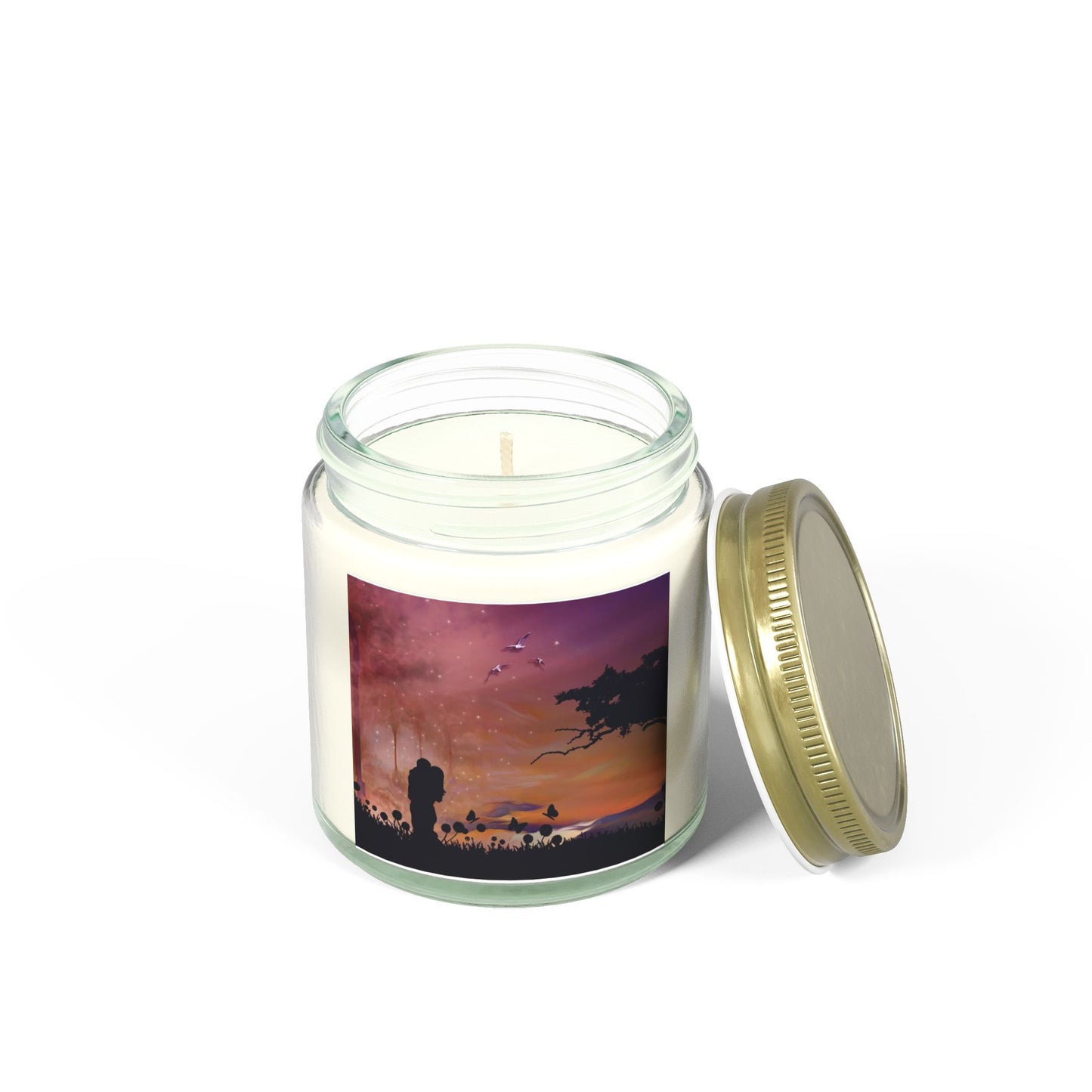 Scented Candles, Coconut Apricot Wax (4oz, 9oz)