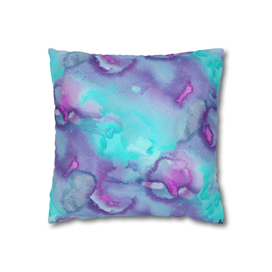 Spun Polyester Square Pillowcase