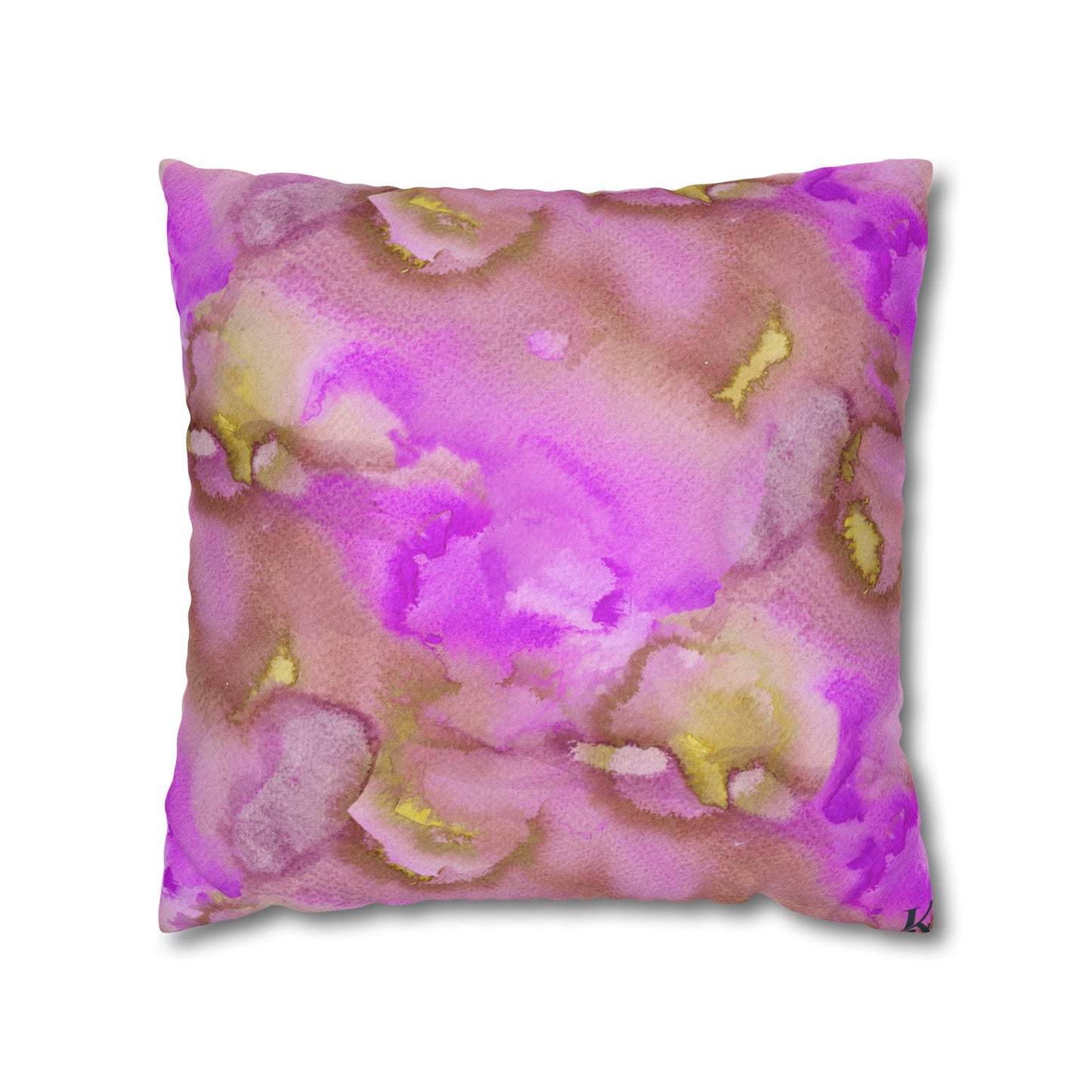 Spun Polyester Square Pillowcase