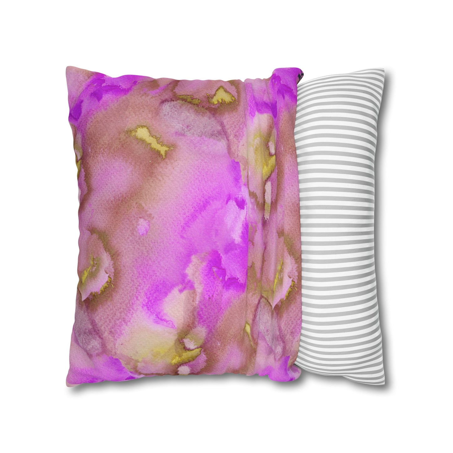 Spun Polyester Square Pillowcase