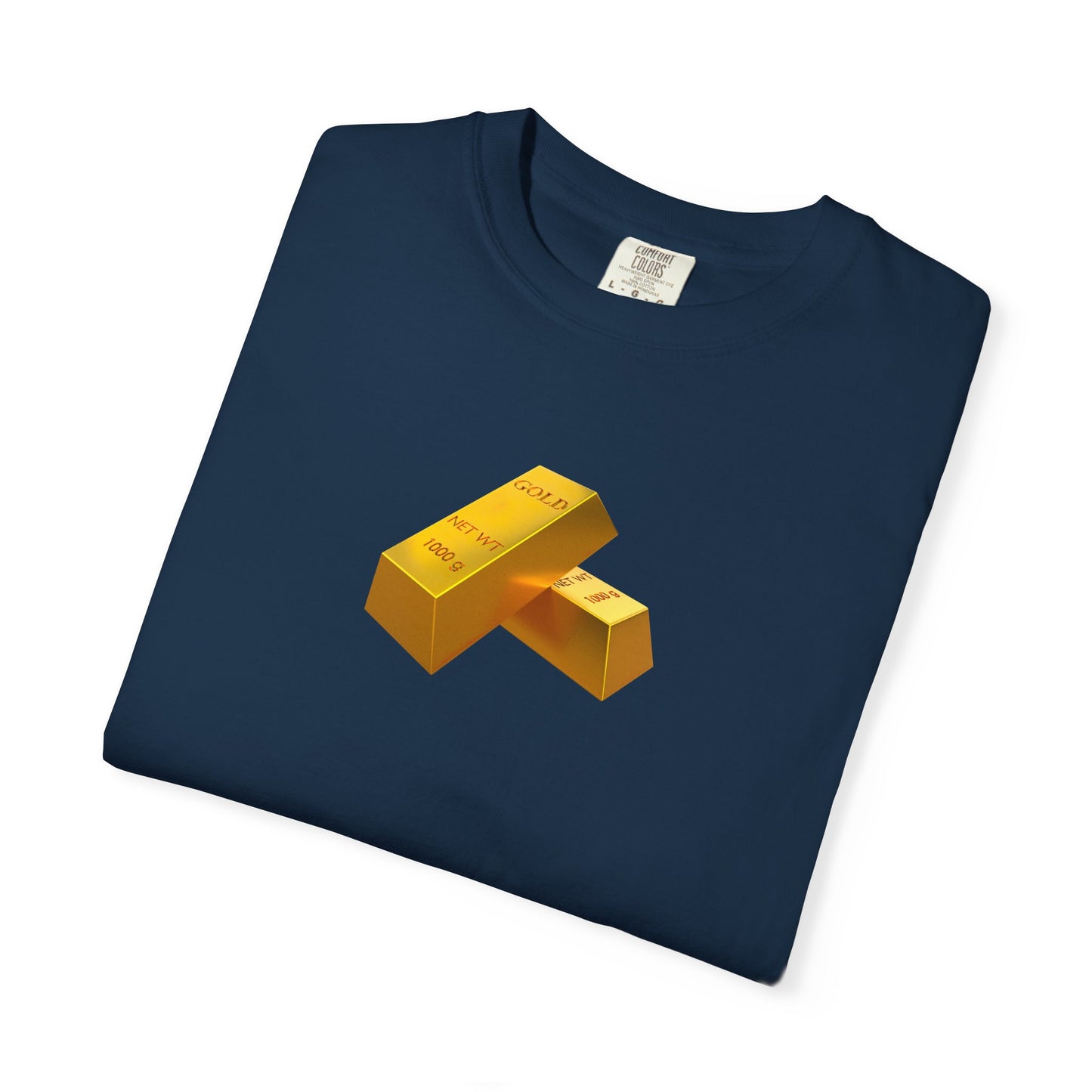 Gold Bars Graphic T-Shirt — Minimal Bullion Design