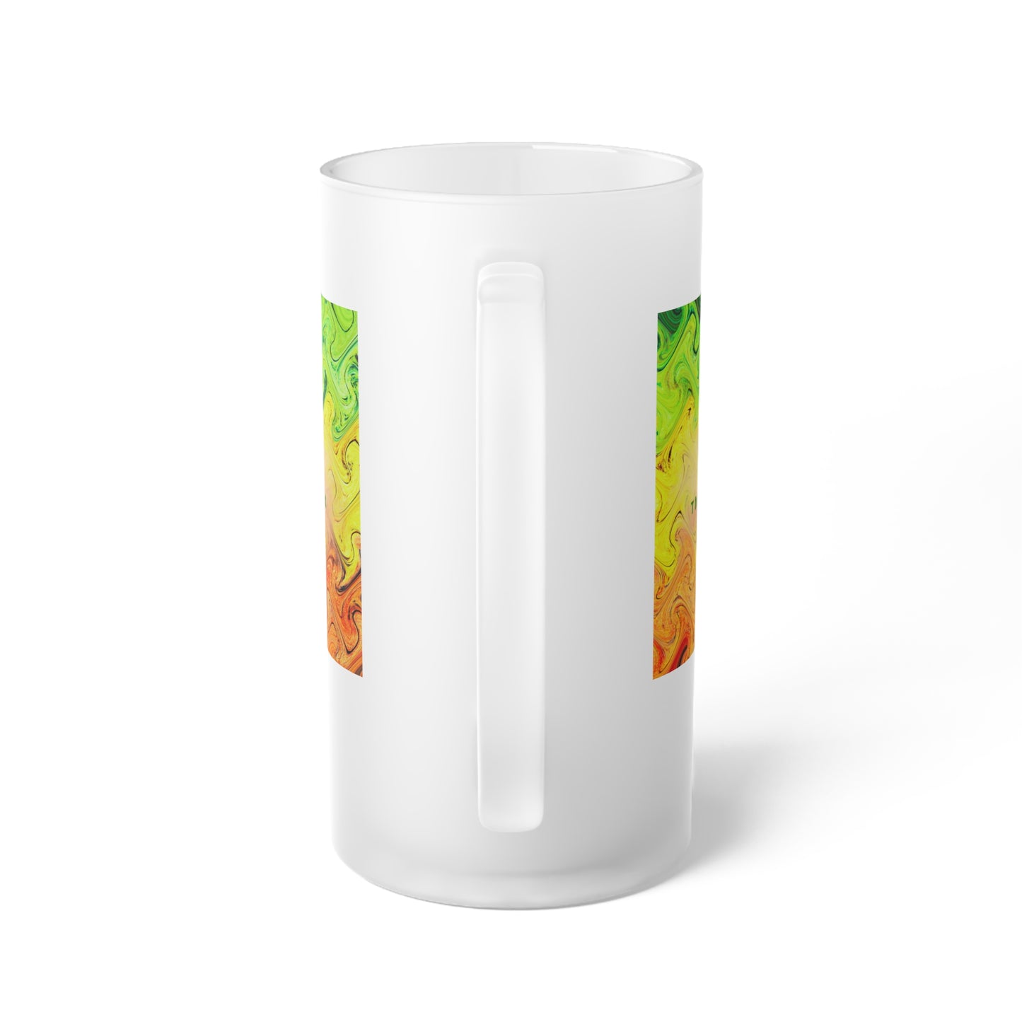 Frosted Glass Beer Mug