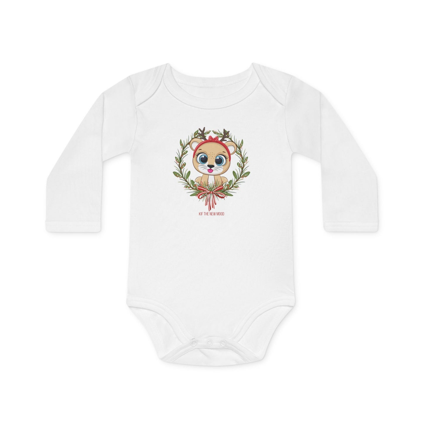 Baby Long-Sleeve Organic Bodysuit