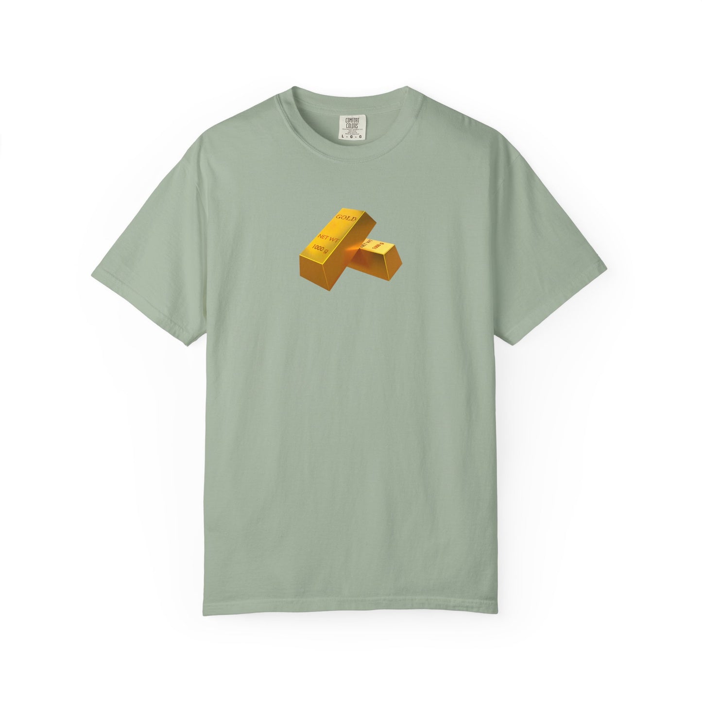 Gold Bars Graphic T-Shirt — Minimal Bullion Design