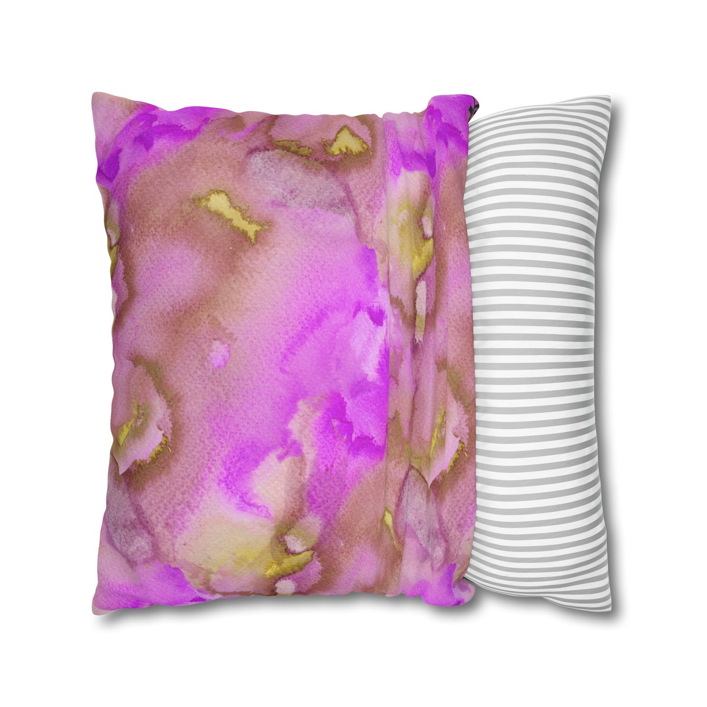 Spun Polyester Square Pillowcase