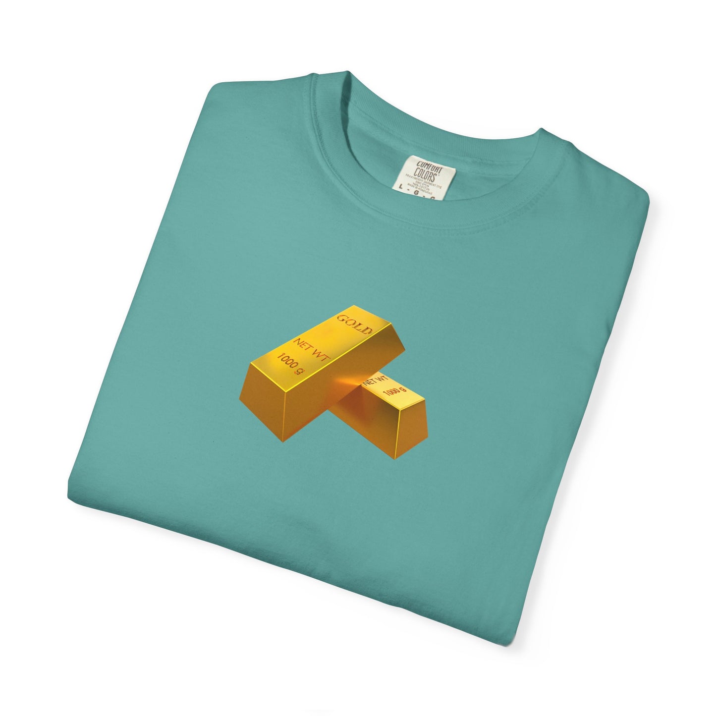 Gold Bars Graphic T-Shirt — Minimal Bullion Design