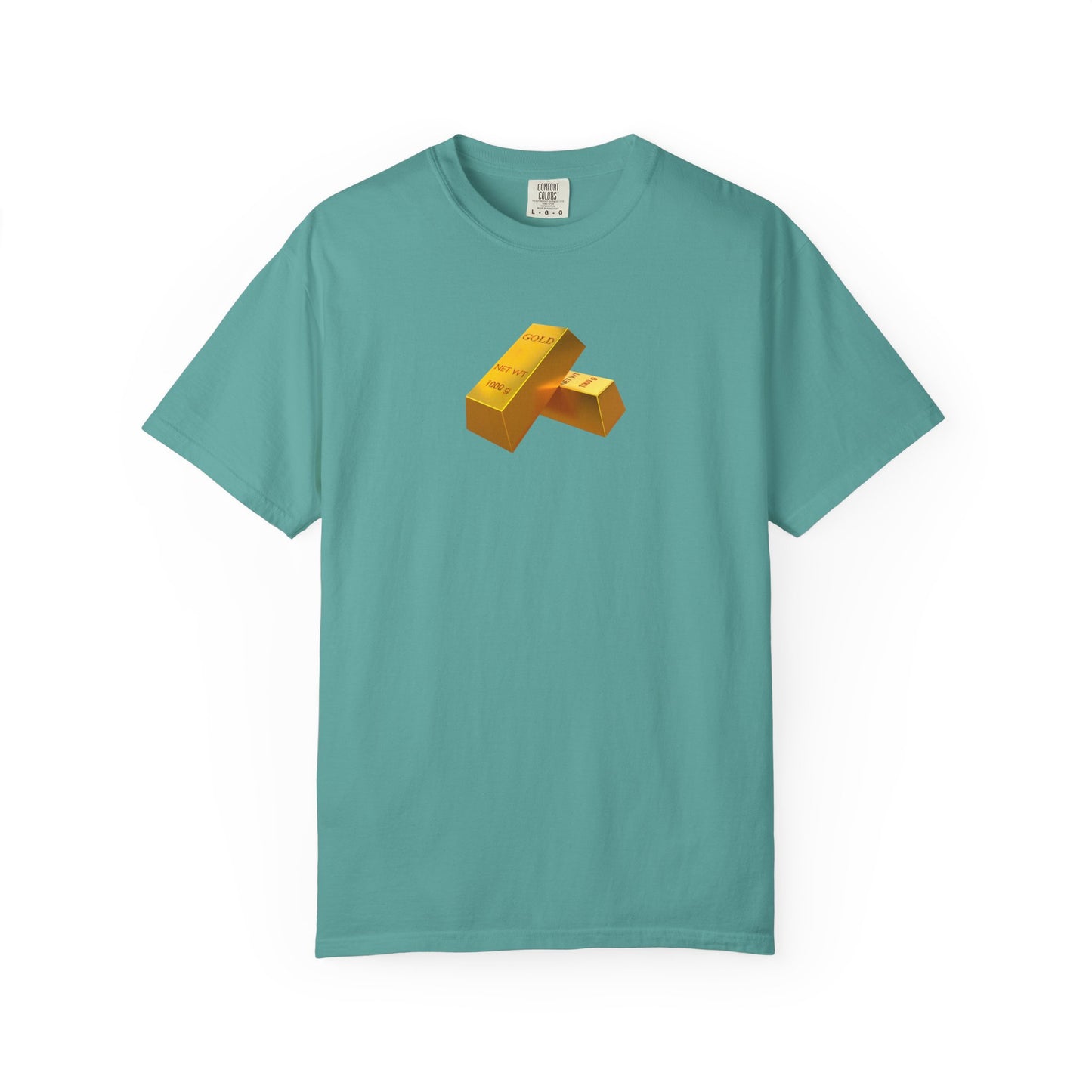 Gold Bars Graphic T-Shirt — Minimal Bullion Design