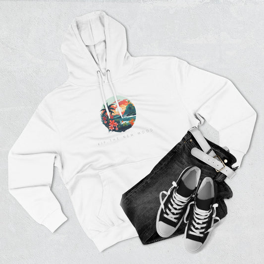 Three-Panel Fleece Hoodie