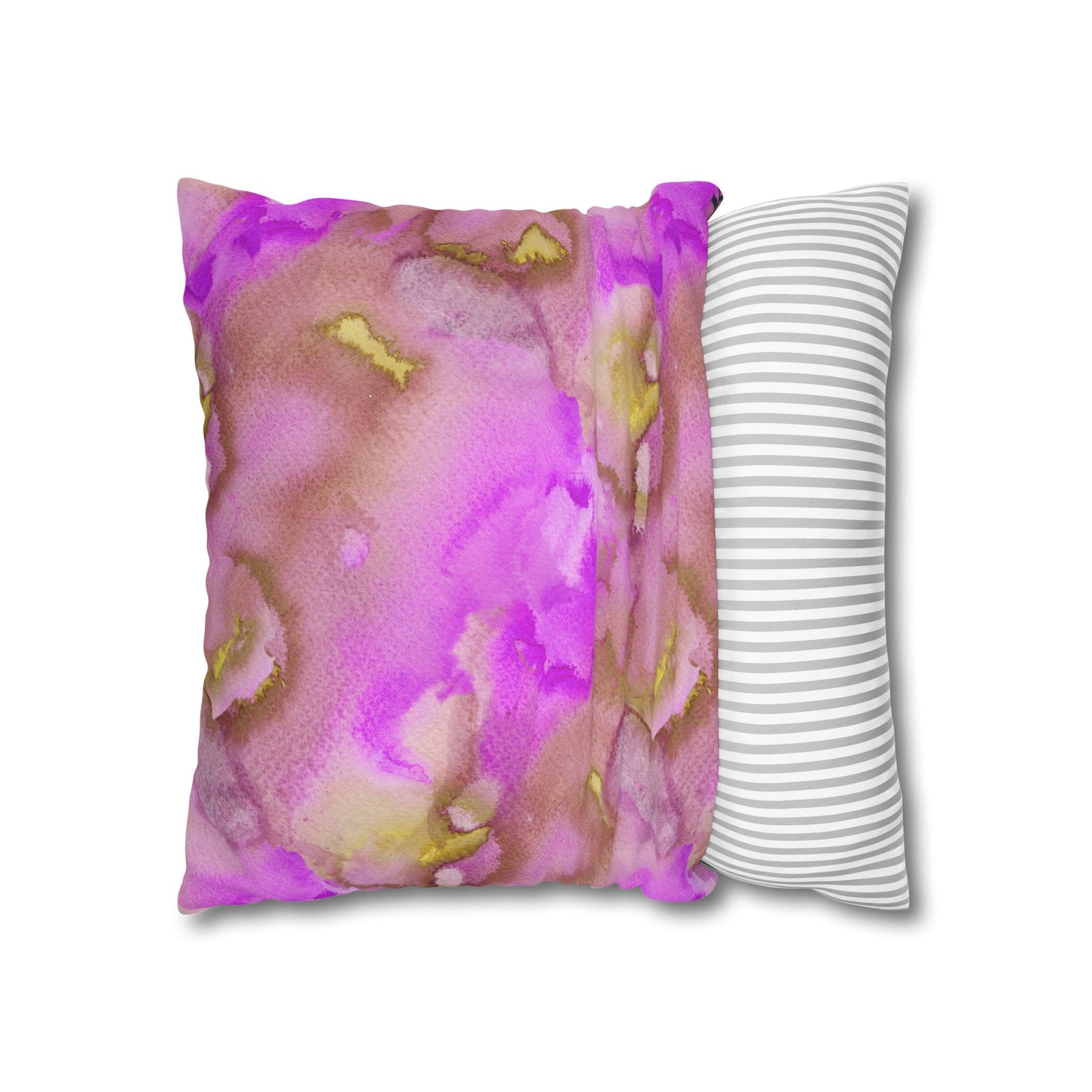 Spun Polyester Square Pillowcase