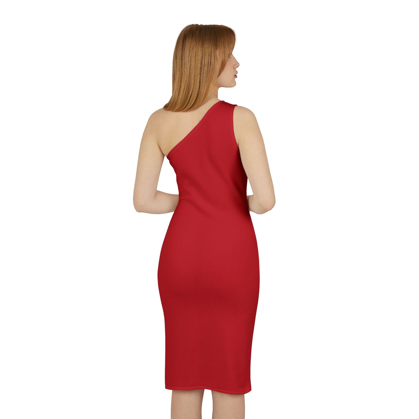 Asymmetrical Red Dress