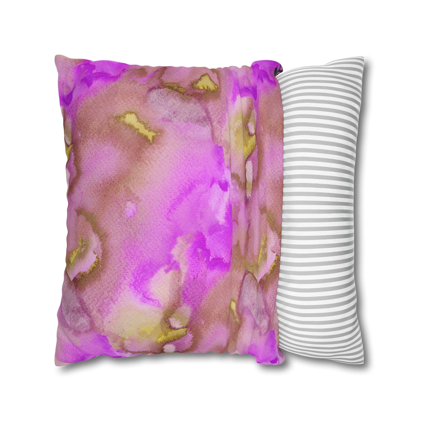 Spun Polyester Square Pillowcase