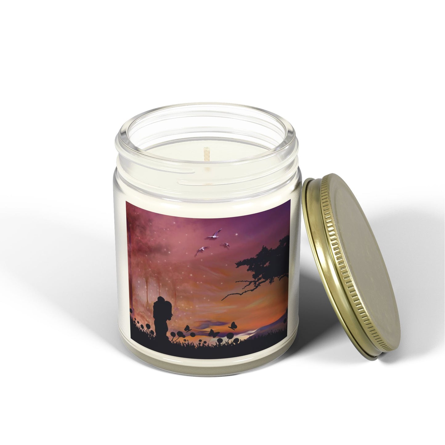 Scented Candles, Coconut Apricot Wax (4oz, 9oz)