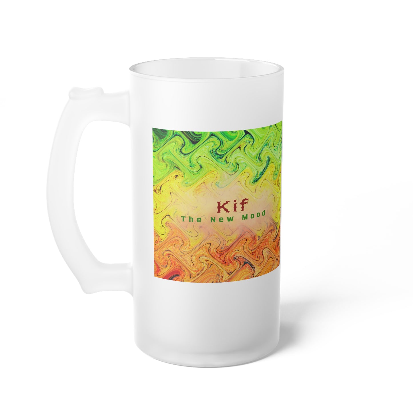 Frosted Glass Beer Mug