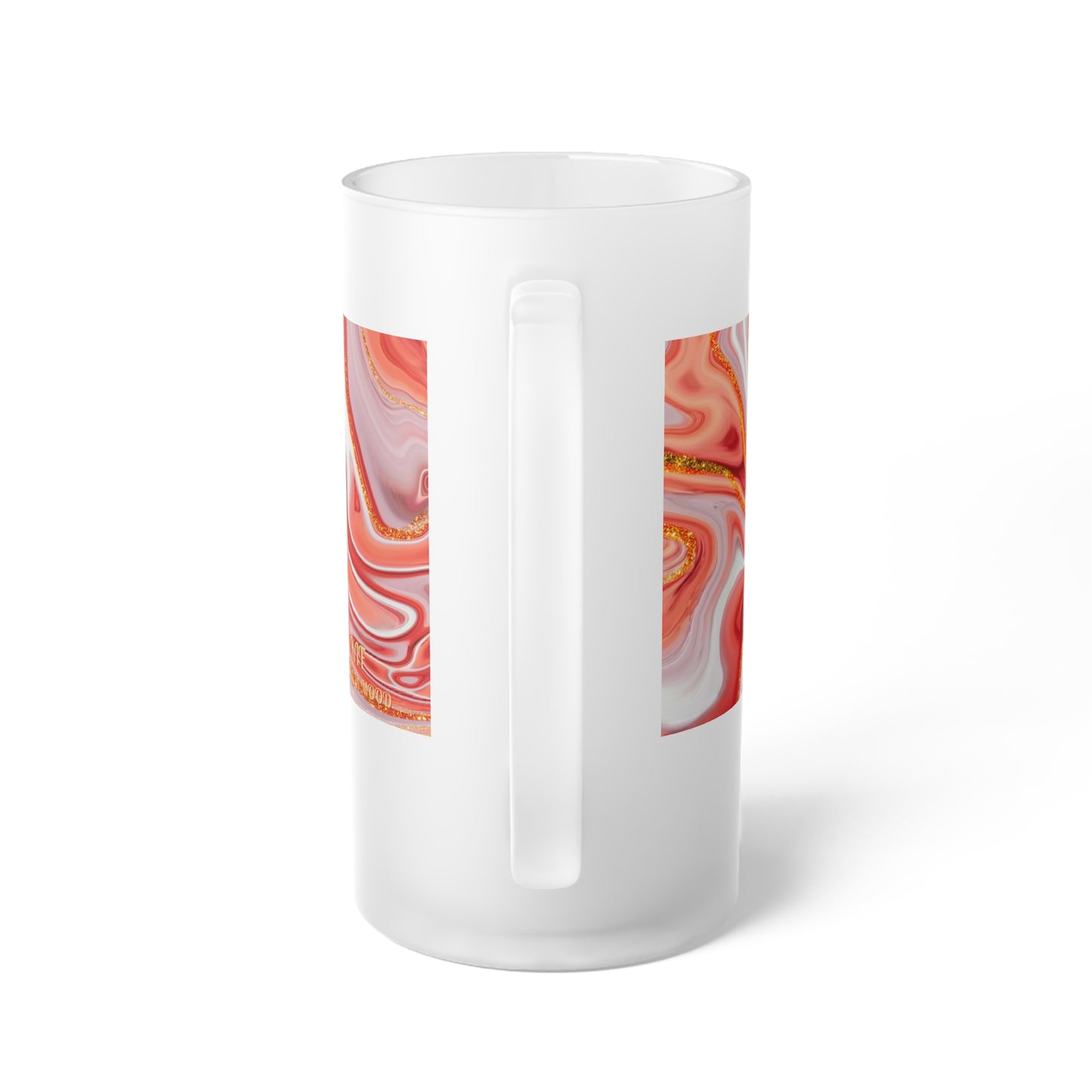 Frosted Glass Beer Mug