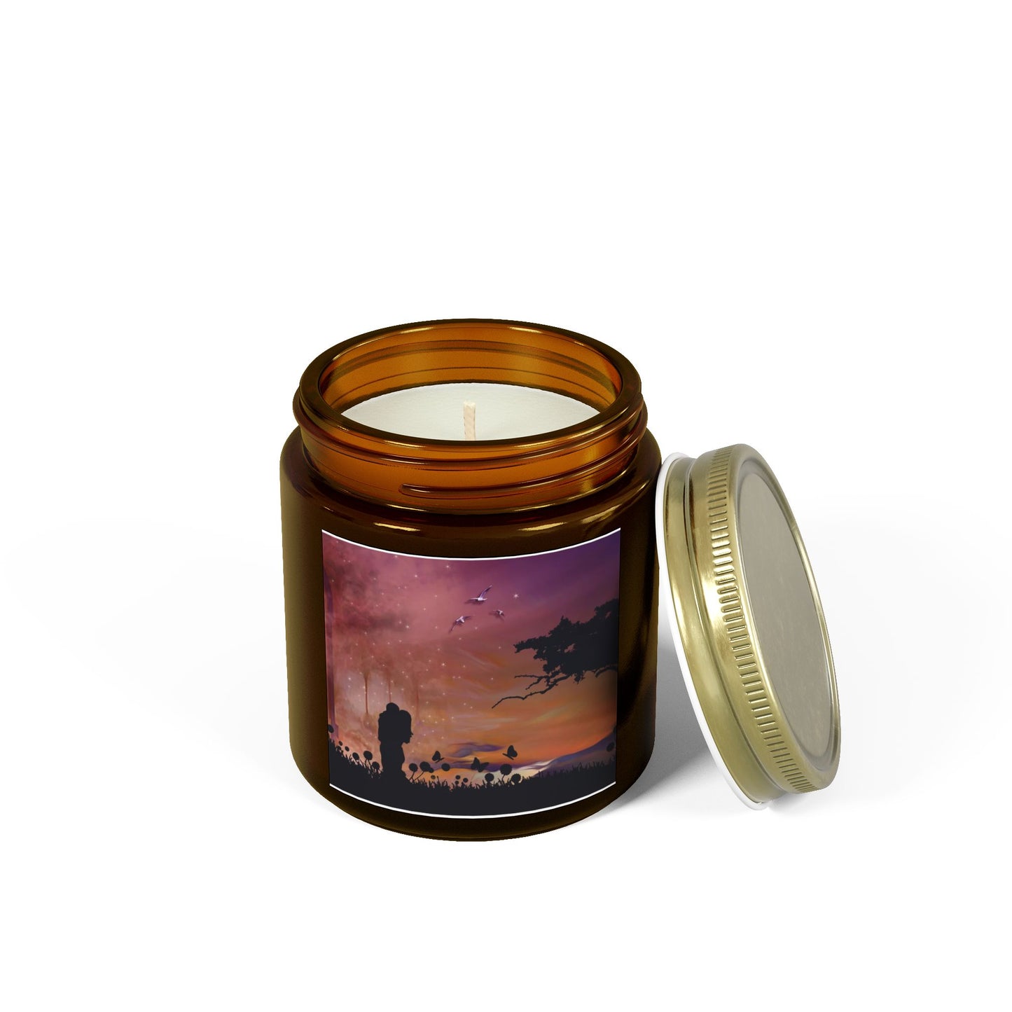 Scented Candles, Coconut Apricot Wax (4oz, 9oz)