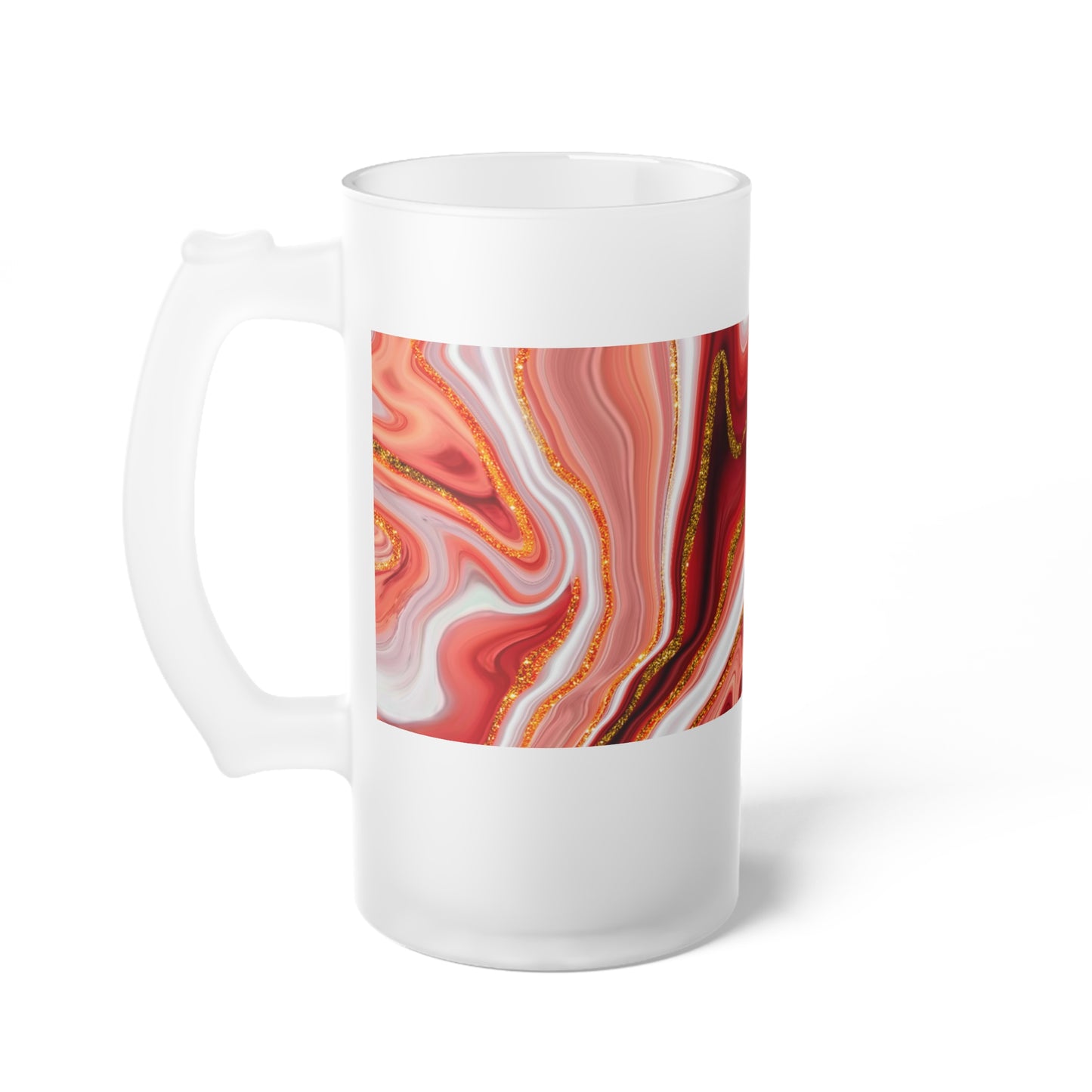 Frosted Glass Beer Mug