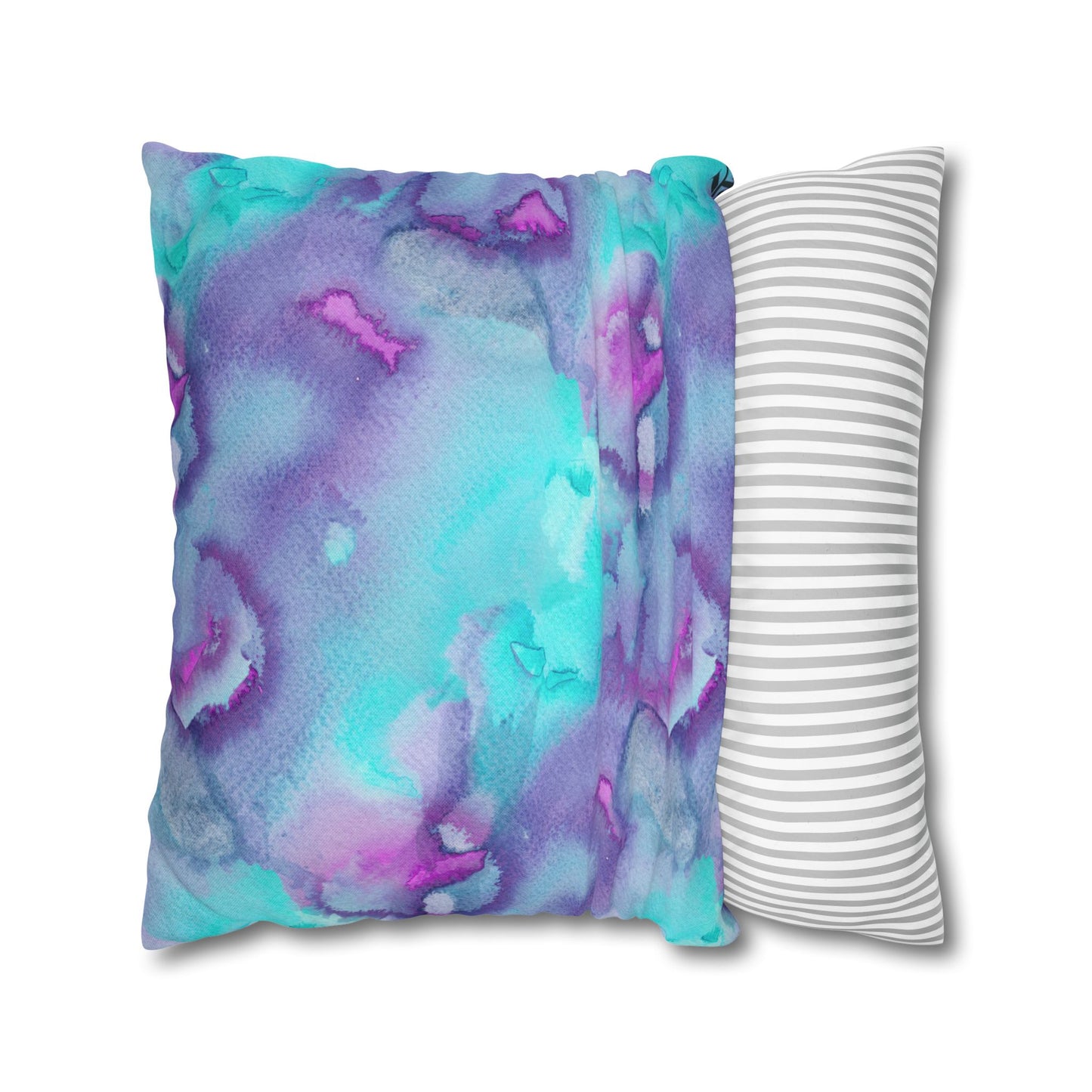 Spun Polyester Square Pillowcase