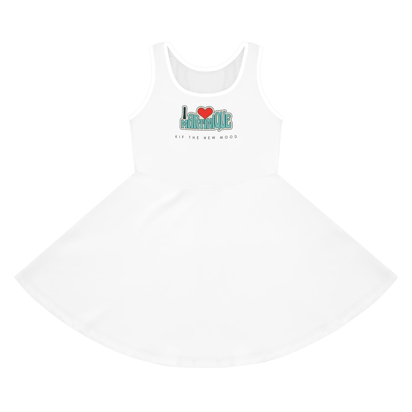 Girls' Sleeveless Sundress (AOP)