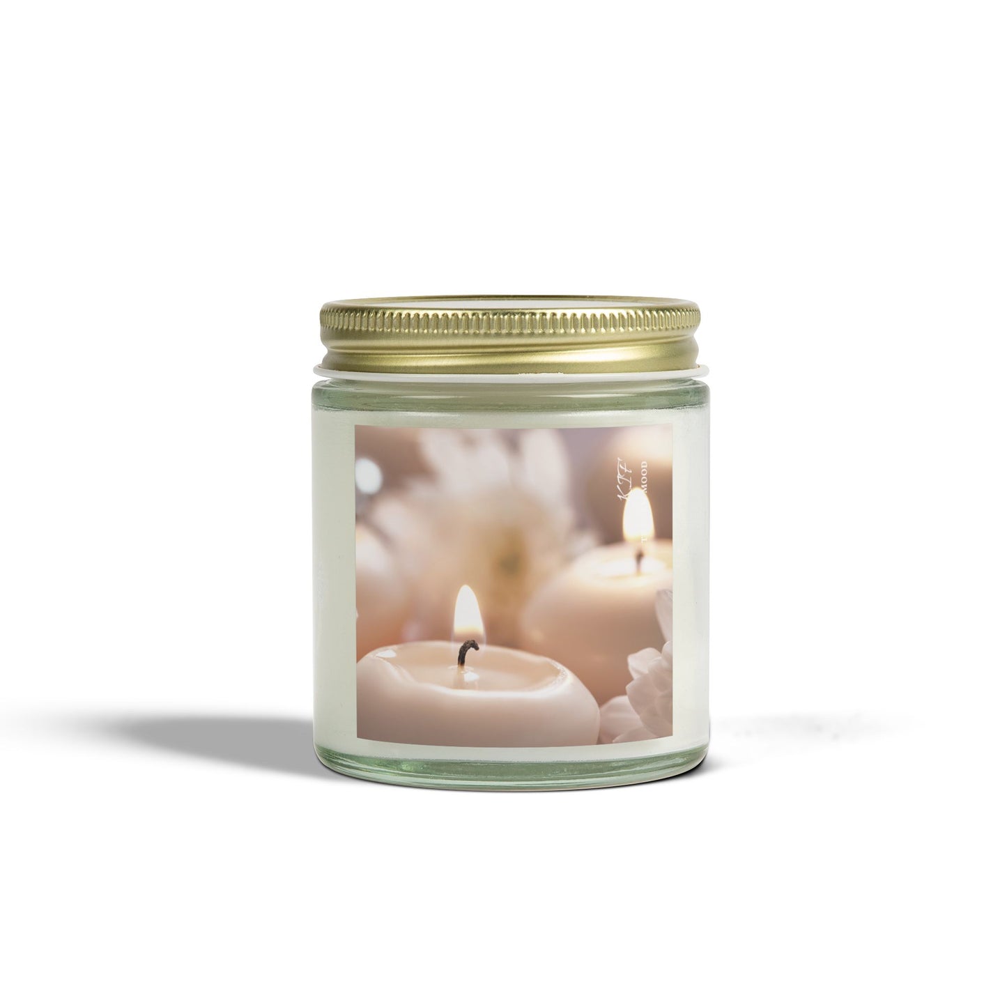 Scented Coconut Apricot Candles (4oz, 9oz)