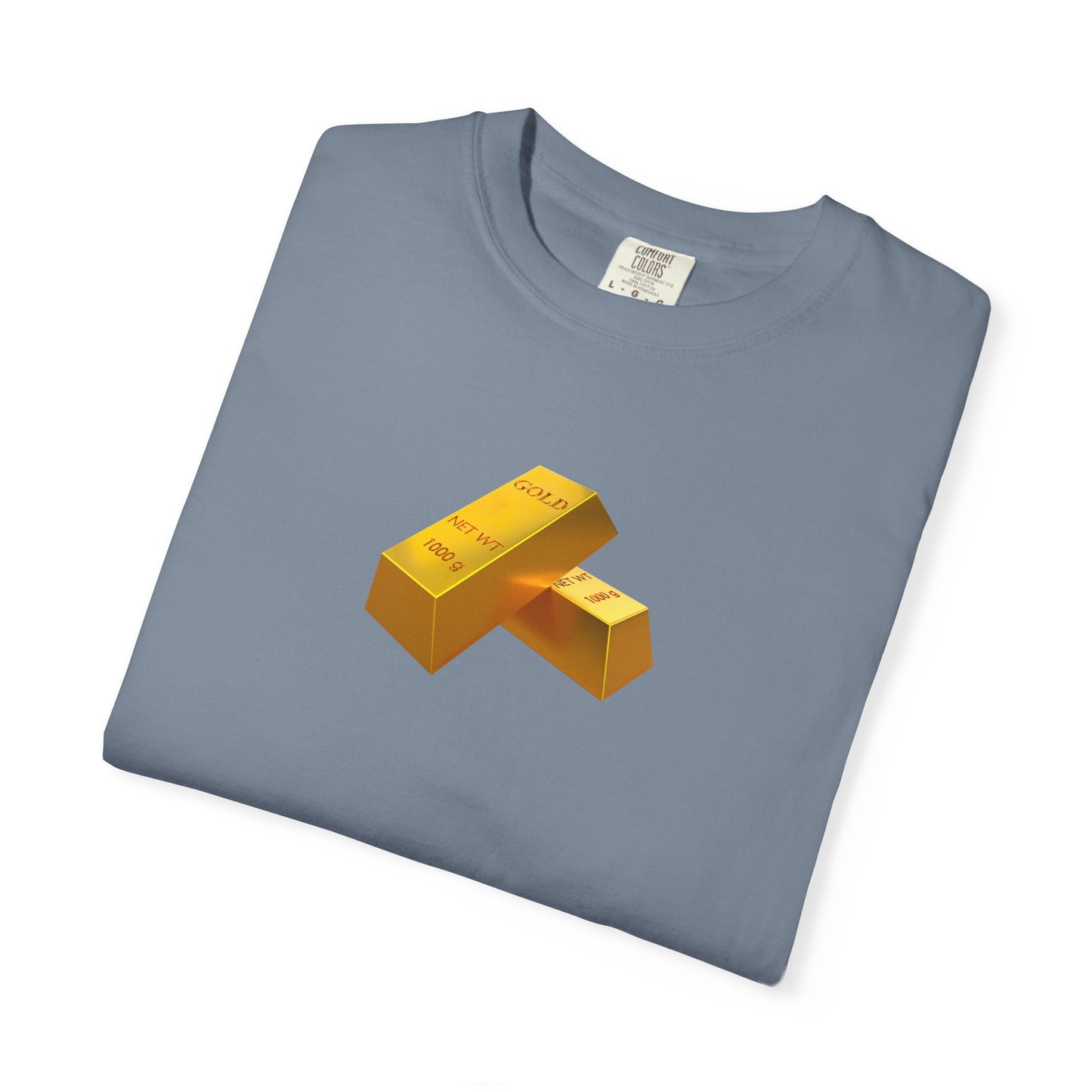 Gold Bars Graphic T-Shirt — Minimal Bullion Design