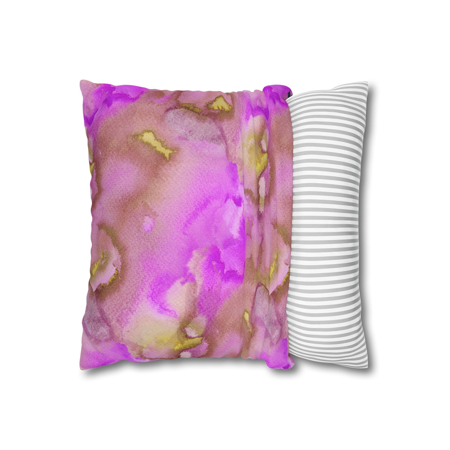 Spun Polyester Square Pillowcase