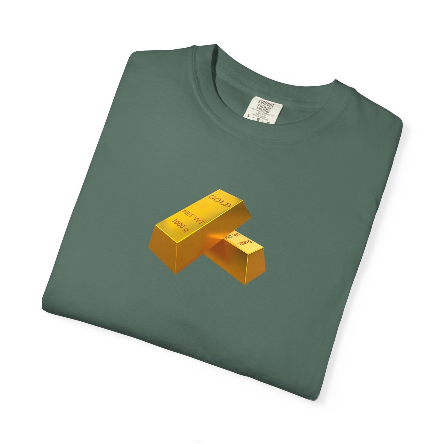 Gold Bars Graphic T-Shirt — Minimal Bullion Design