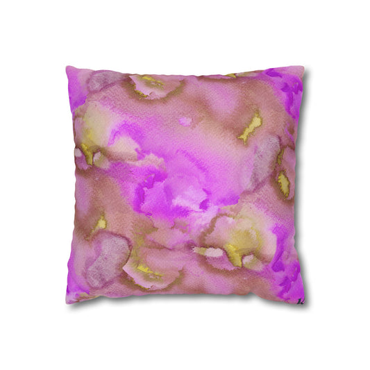 Spun Polyester Square Pillowcase