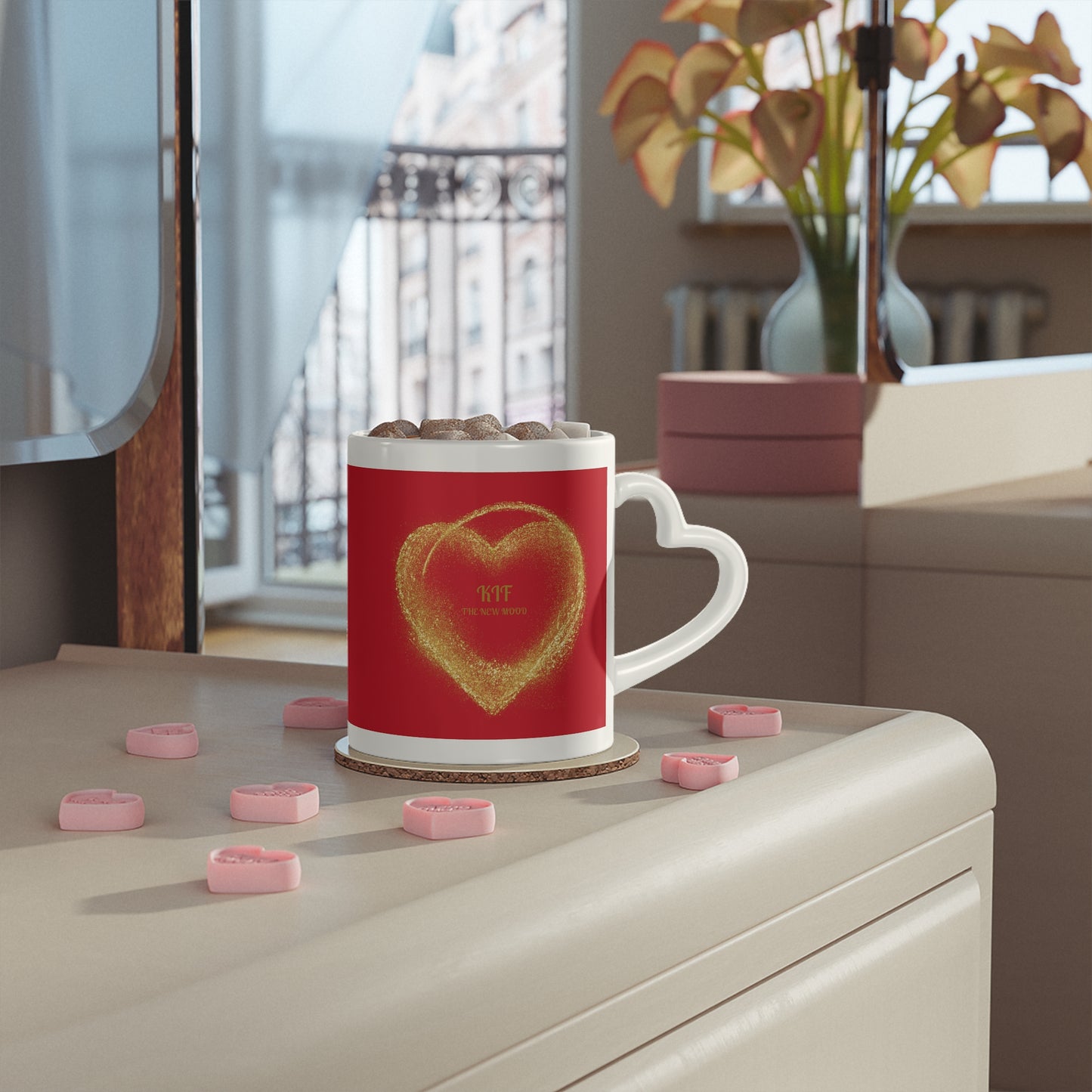 Heart-Shaped Mug