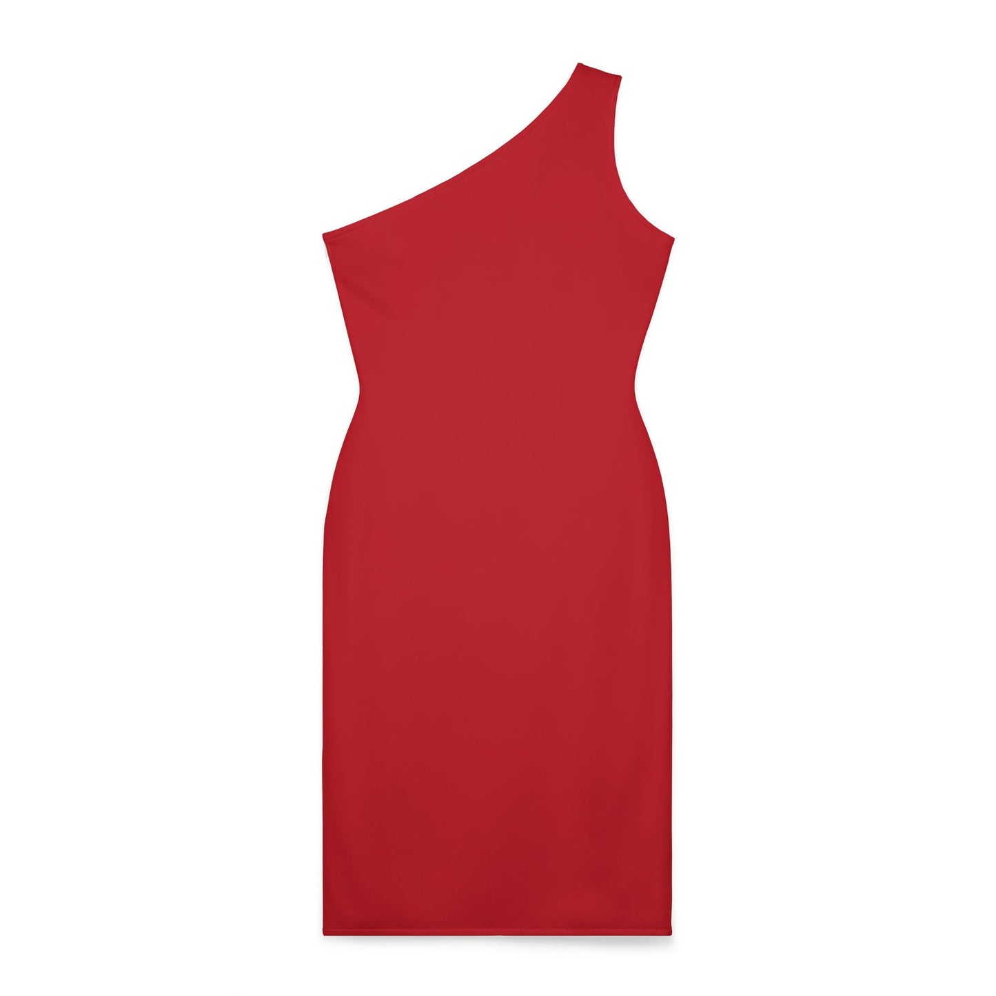 Asymmetrical Red Dress