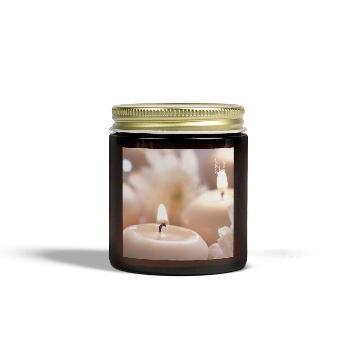 Scented Coconut Apricot Candles (4oz, 9oz)