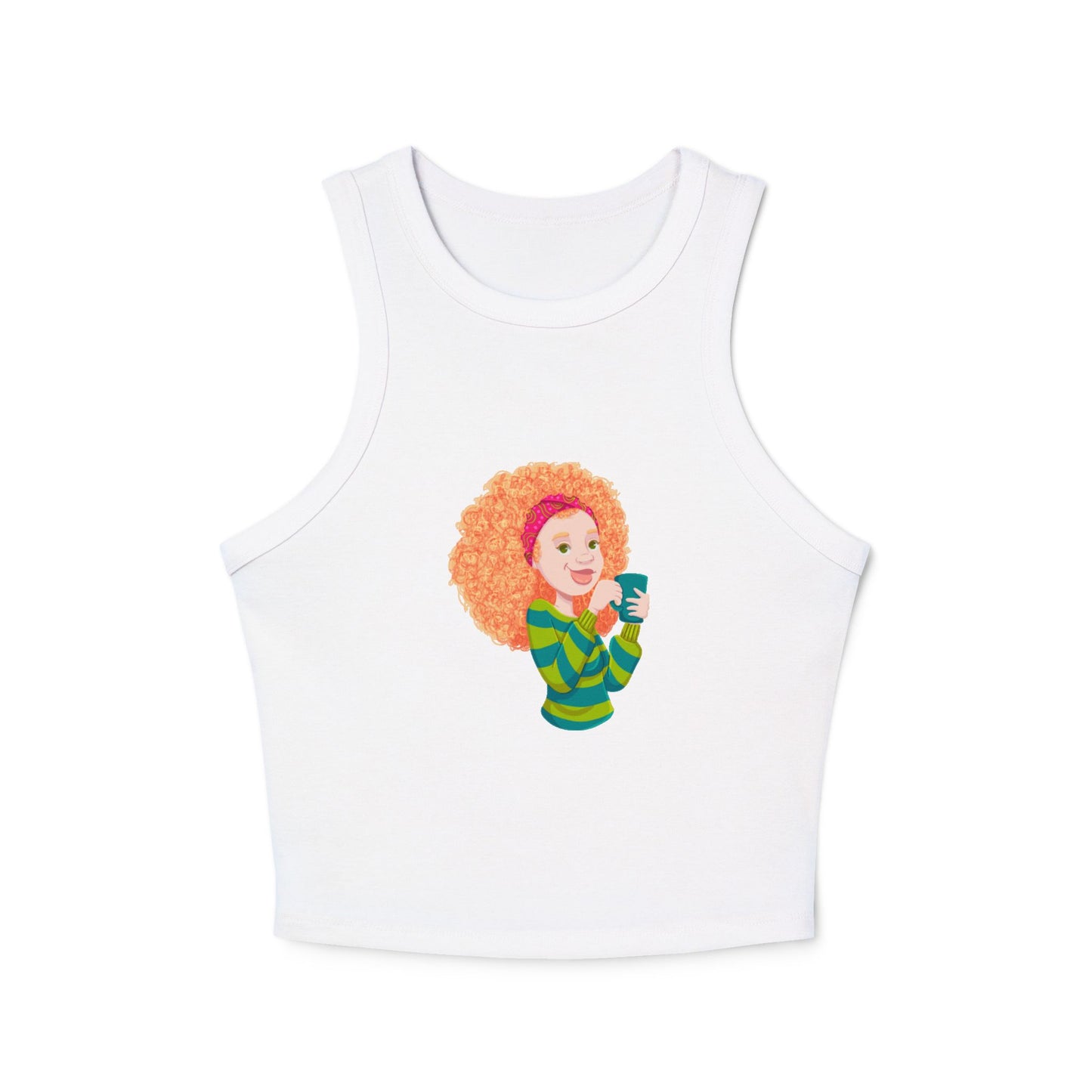 Women's Micro Rib Racer Tank Top