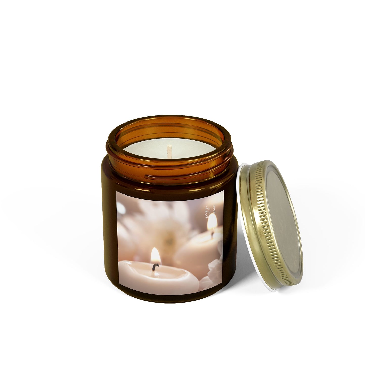 Scented Coconut Apricot Candles (4oz, 9oz)