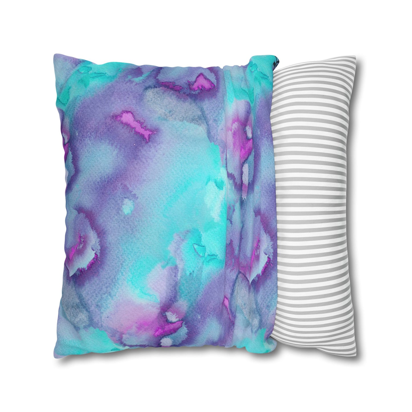 Spun Polyester Square Pillowcase