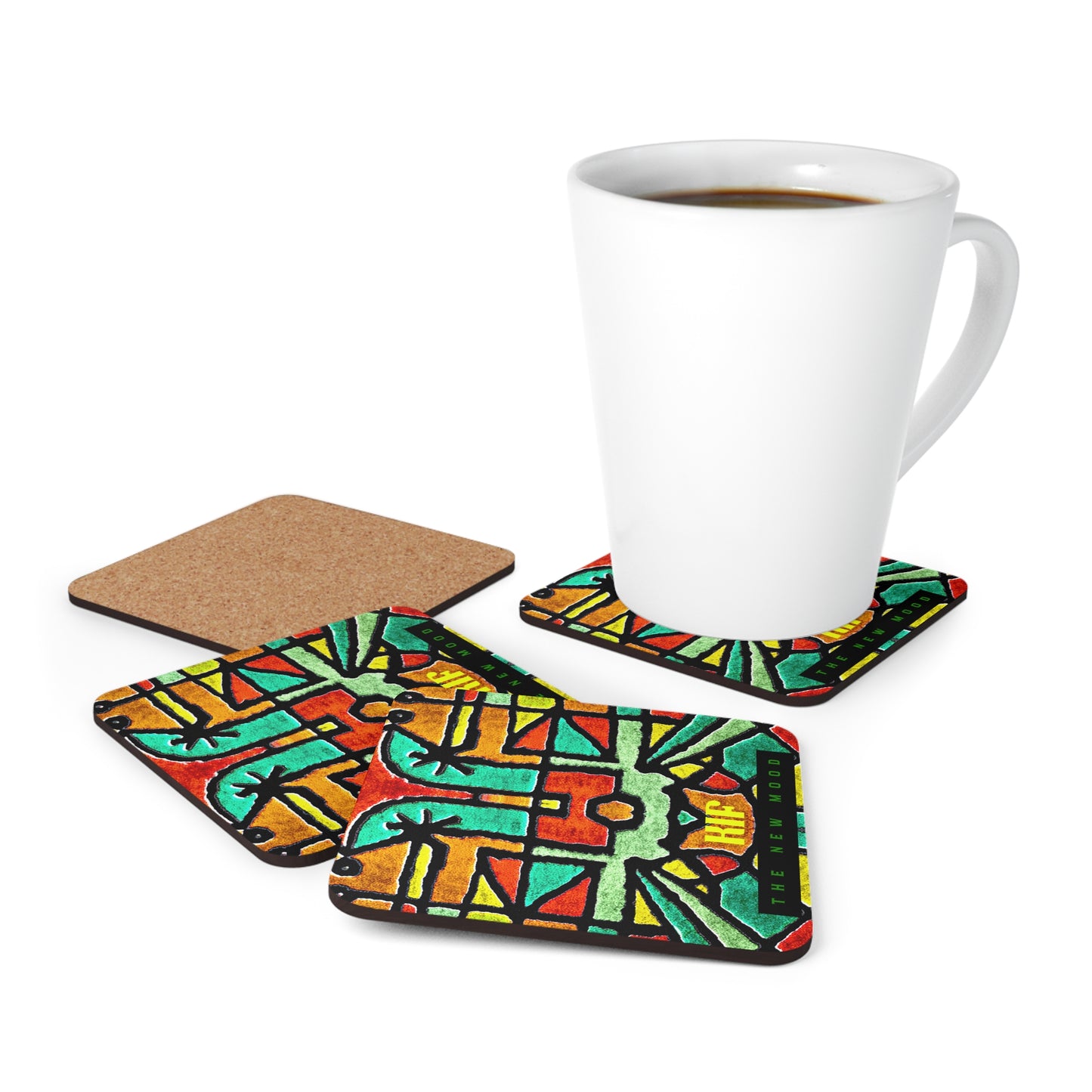 Corkwood Coaster Set