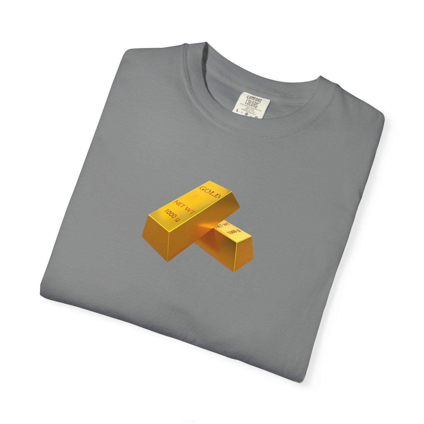 Gold Bars Graphic T-Shirt — Minimal Bullion Design