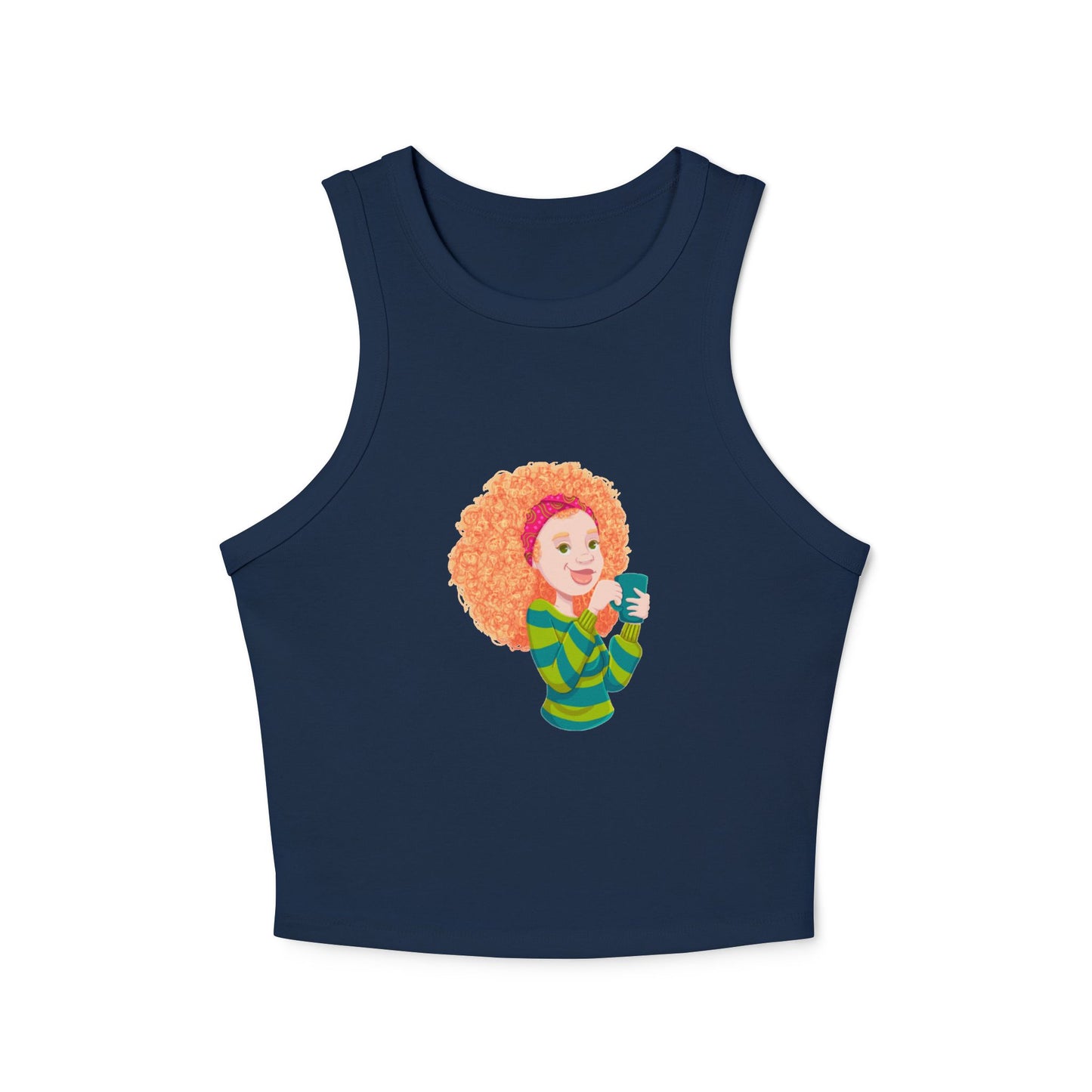 Women's Micro Rib Racer Tank Top