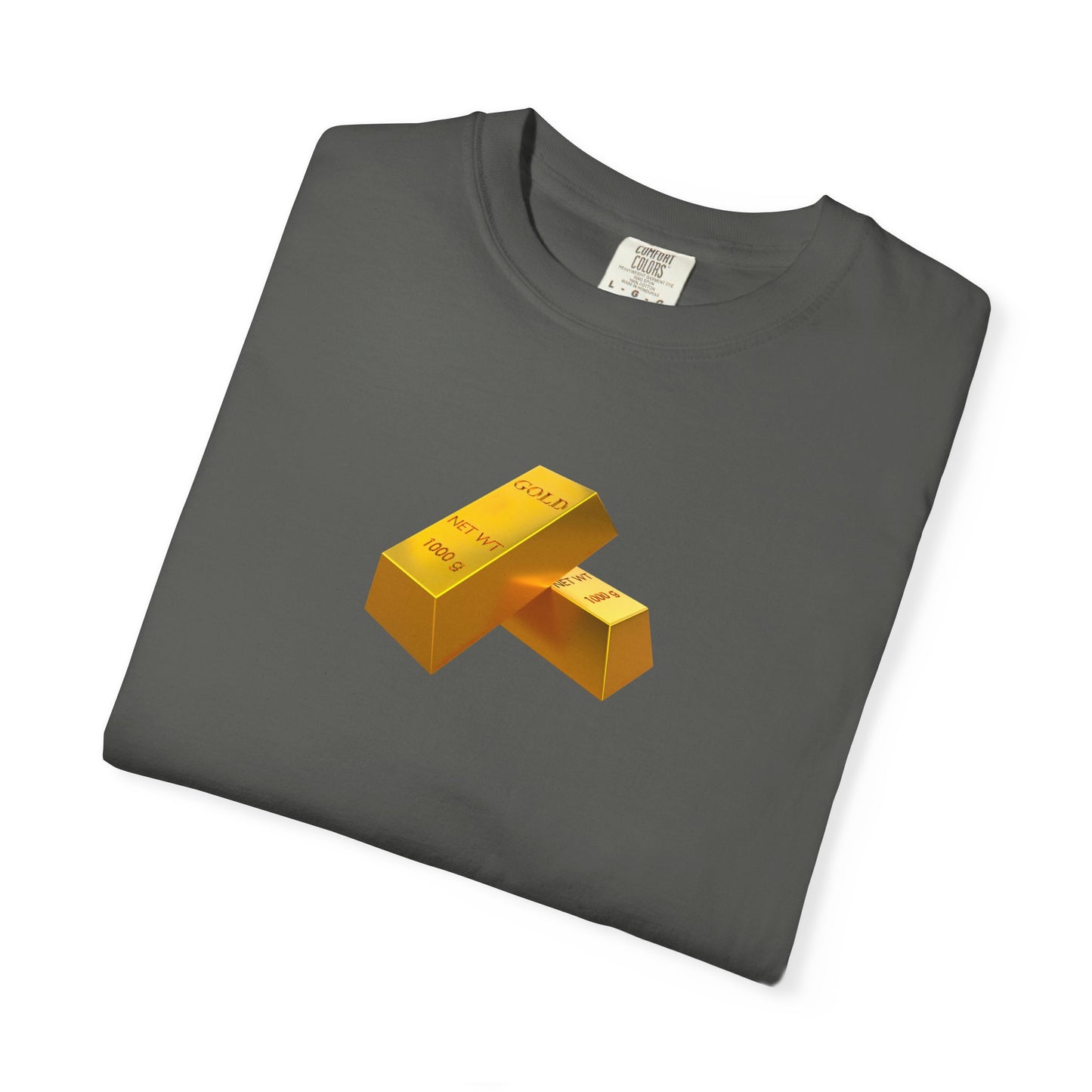 Gold Bars Graphic T-Shirt — Minimal Bullion Design