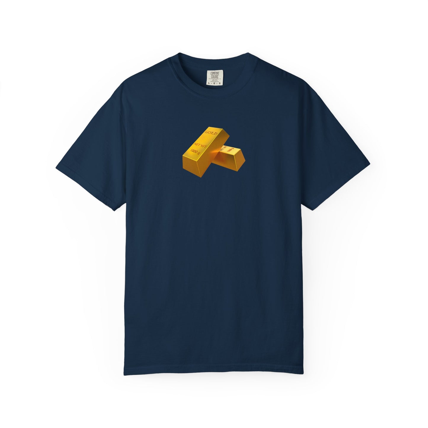 Gold Bars Graphic T-Shirt — Minimal Bullion Design