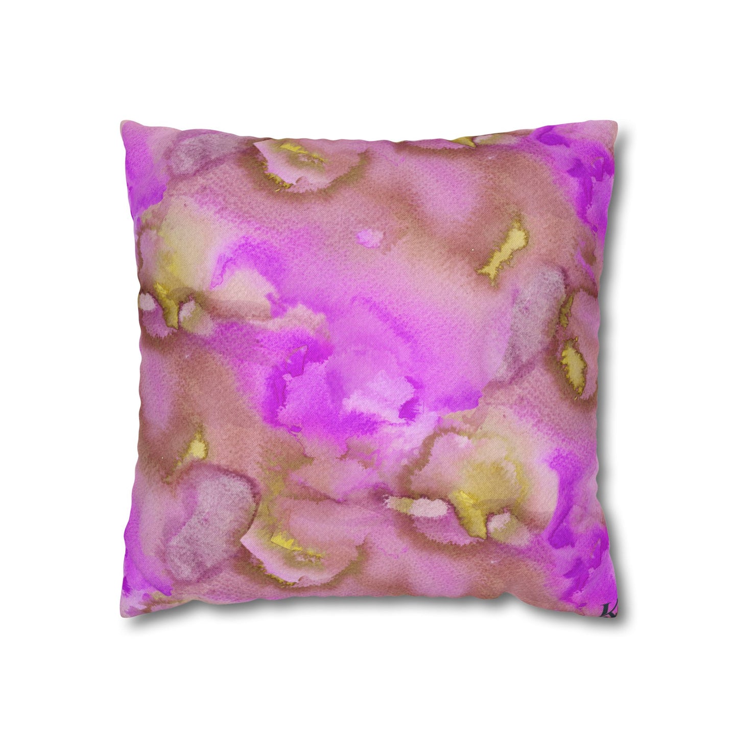 Spun Polyester Square Pillowcase