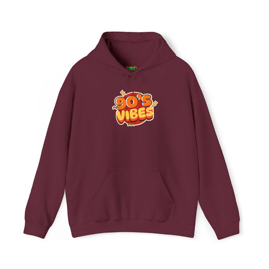90s Vibes Hoodie – Retro 90s Graphic Pullover