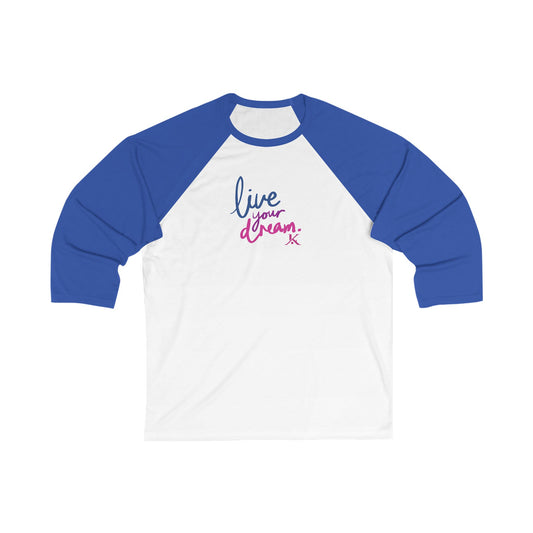 Unisex 3\4 Sleeve Baseball Tee