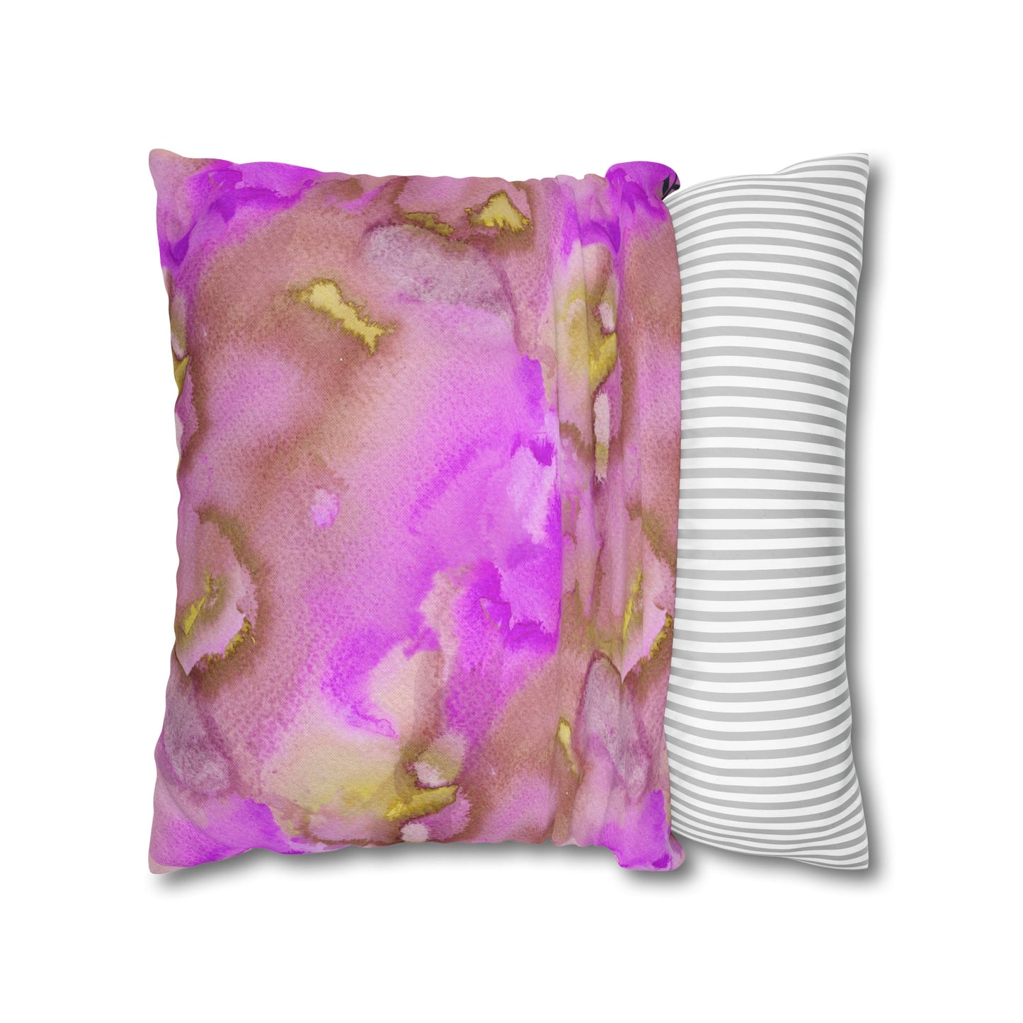 Spun Polyester Square Pillowcase