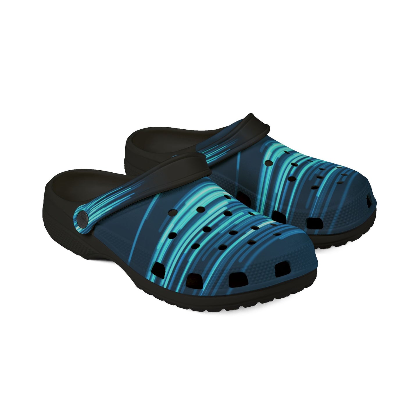 Light-Up EVA Foam Rubber Shoes, Comfortable Summer Footwear, Casual Garden Slides, Fashionable Pool Slippers, Fun Outdoor Footwear
