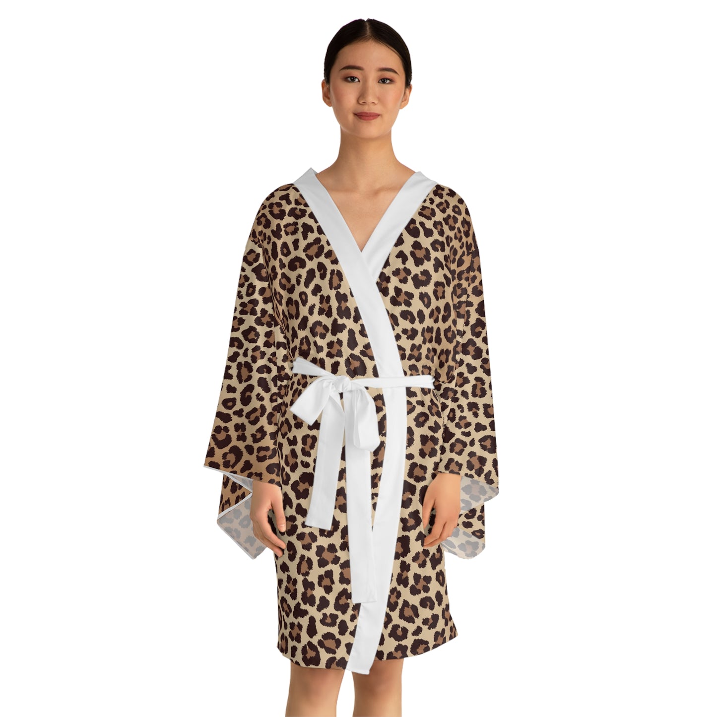 Long Sleeve Kimono Robe (AOP)