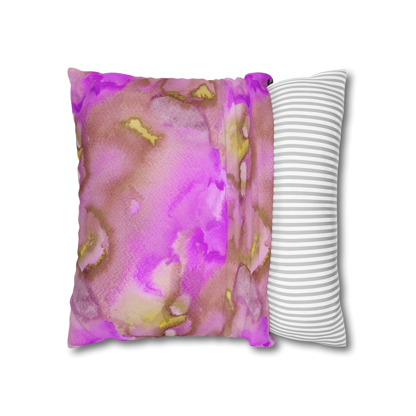 Spun Polyester Square Pillowcase