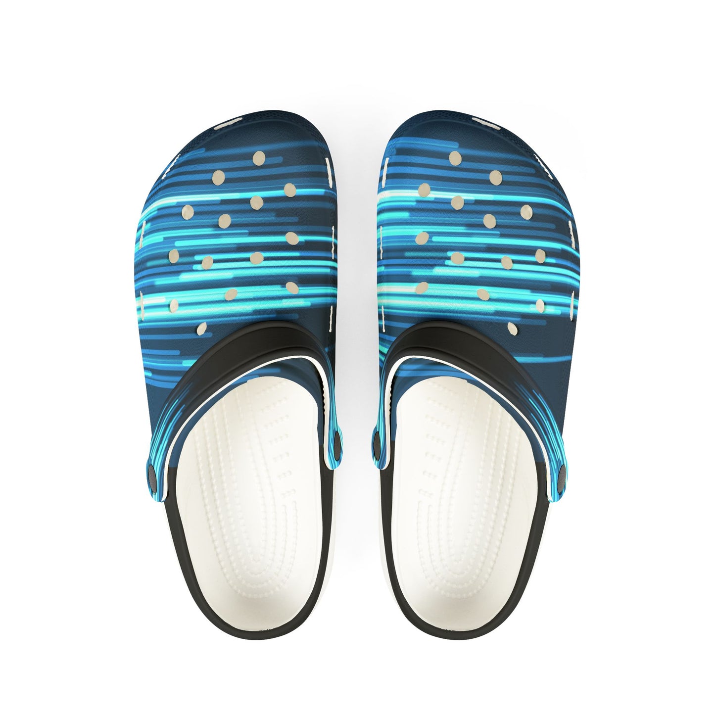 Light-Up EVA Foam Rubber Shoes, Comfortable Summer Footwear, Casual Garden Slides, Fashionable Pool Slippers, Fun Outdoor Footwear