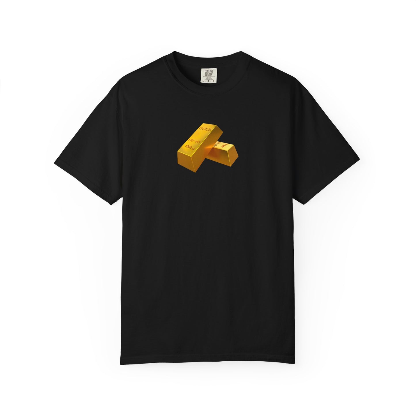 Gold Bars Graphic T-Shirt — Minimal Bullion Design