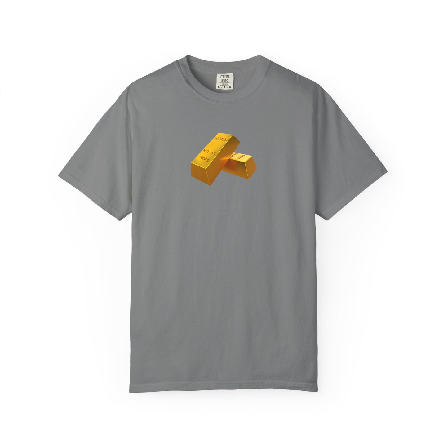 Gold Bars Graphic T-Shirt — Minimal Bullion Design