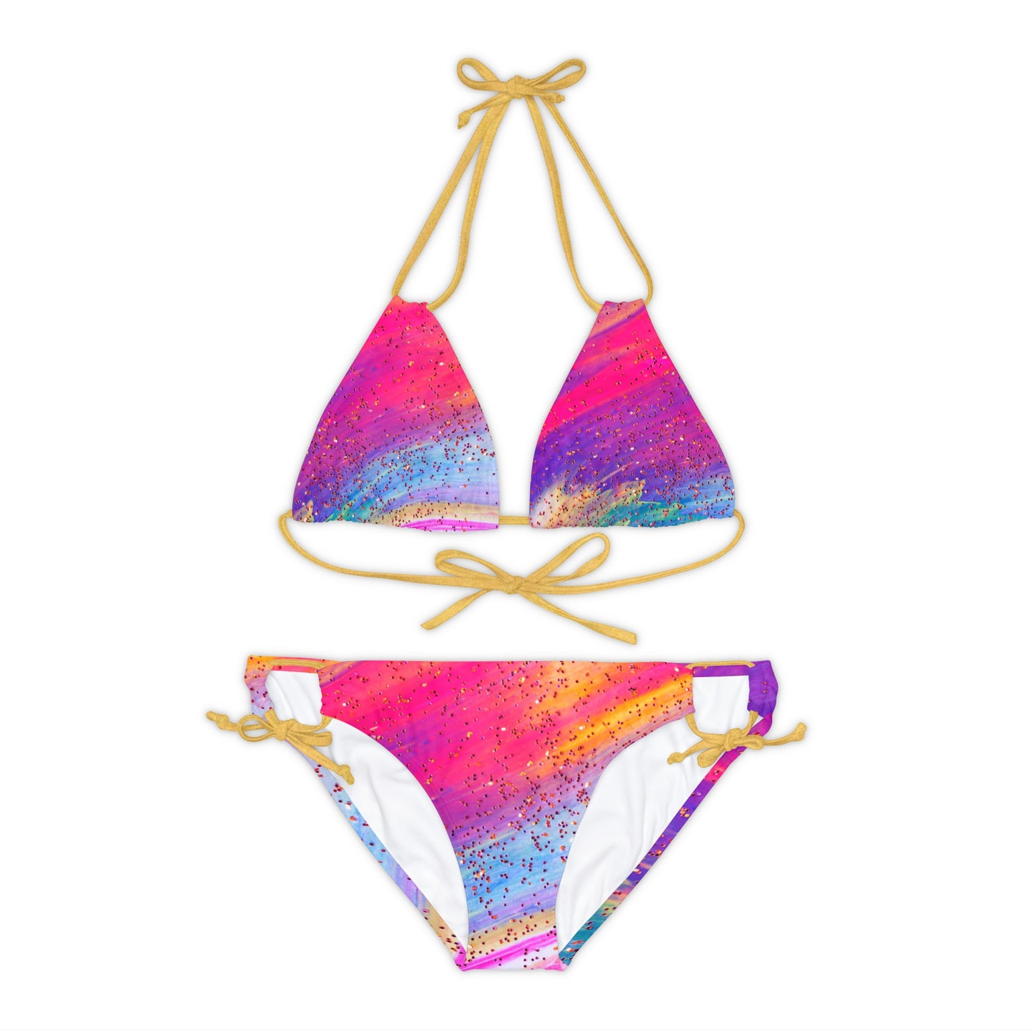 Strappy Bikini Set (AOP)